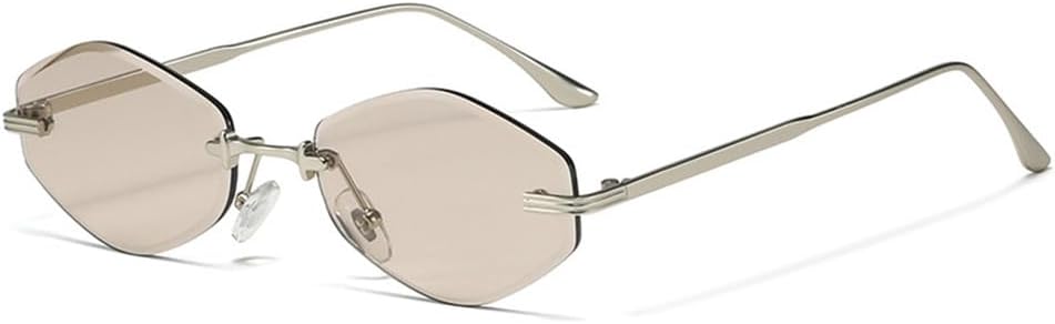 Ретро-модные безободковые солнцезащитные очки в стиле панк Y2k для женщин и мужчин, винтажные солнцезащитные очки с защитой от УФ-излучения UV400 для использования на открытом воздухе KTUCN, Silver Champagne
Ретро-модные безободковые солнцезащитные очки в стиле панк Y2k для женщин и мужчин, винтажные солнцезащитные очки с защитой от УФ-излучения UV400 для использования на открытом воздухе KTUCN, Silver Champagne