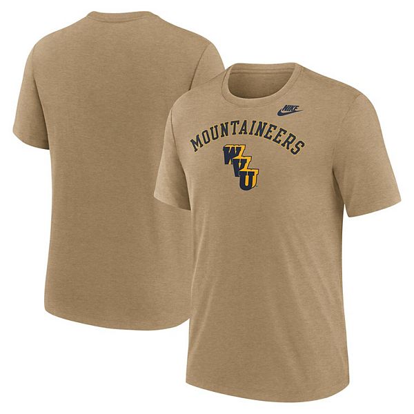 Мужская футболка heather light brown west virginia mountaineers legacy arch tri-blend Nike
Мужская футболка heather light brown west virginia mountaineers legacy arch tri-blend Nike