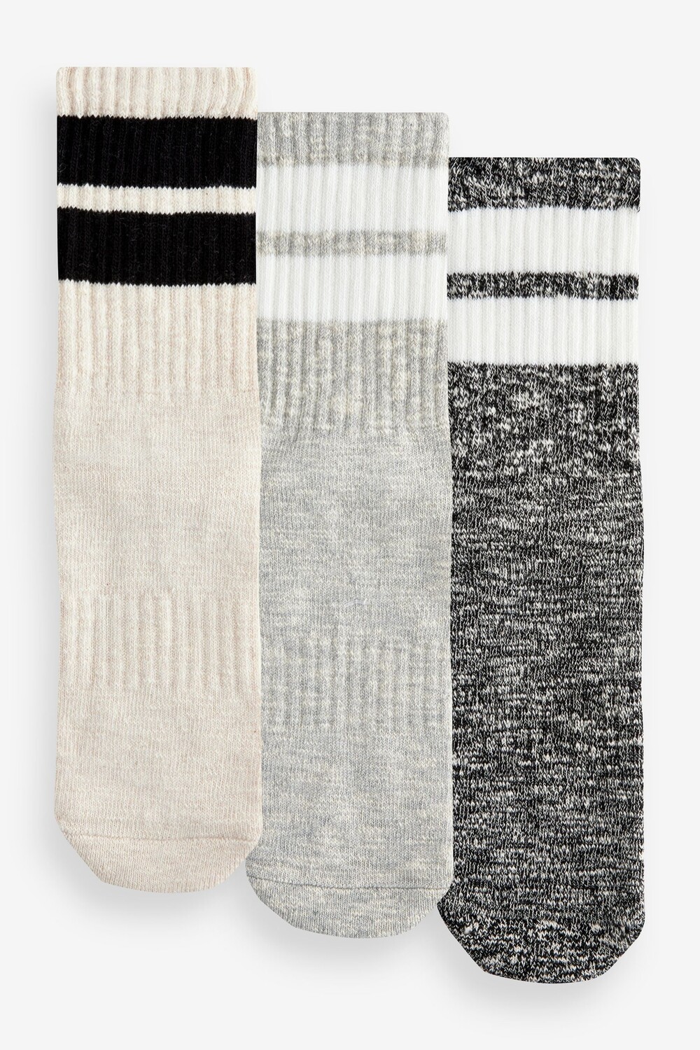 Спортивные носки с ребристым узором и подошвой в полоску, 3 пары с поддержкой свода стопы Next, черный
Спортивные носки с ребристым узором и подошвой в полоску, 3 пары с поддержкой свода стопы Next, черный