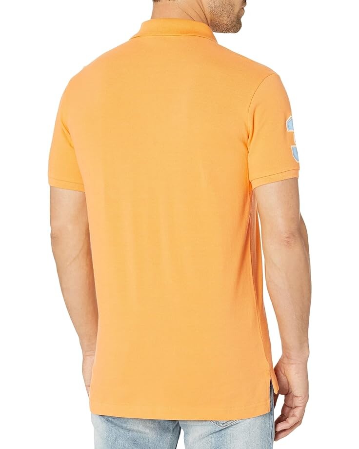Поло U.S. POLO ASSN. Slim Fit Big Horse Polo with Stripe Collar, цвет Blazing Orange
Поло U.S. POLO ASSN. Slim Fit Big Horse Polo with Stripe Collar, цвет Blazing Orange