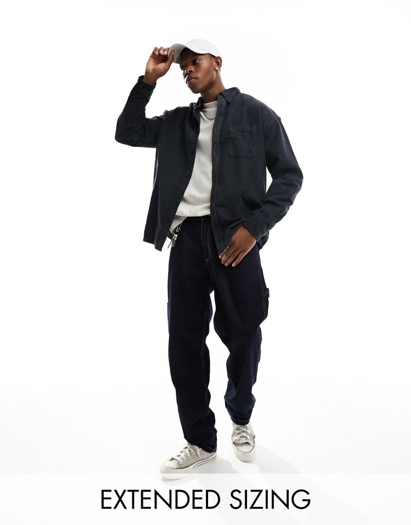 Черная вельветовая рубашка оверсайз в стиле 90-х годов ASOS DESIGN
Черная вельветовая рубашка оверсайз в стиле 90-х годов ASOS DESIGN