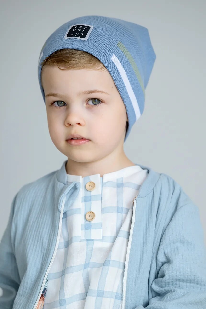Детская хлопковая шапочка WERUM Jamiks, синий
Детская хлопковая шапочка WERUM Jamiks, синий