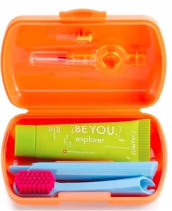 Набор дорожной зубной пасты, оранжевая х1 Curaprox
Набор дорожной зубной пасты, оранжевая х1 Curaprox