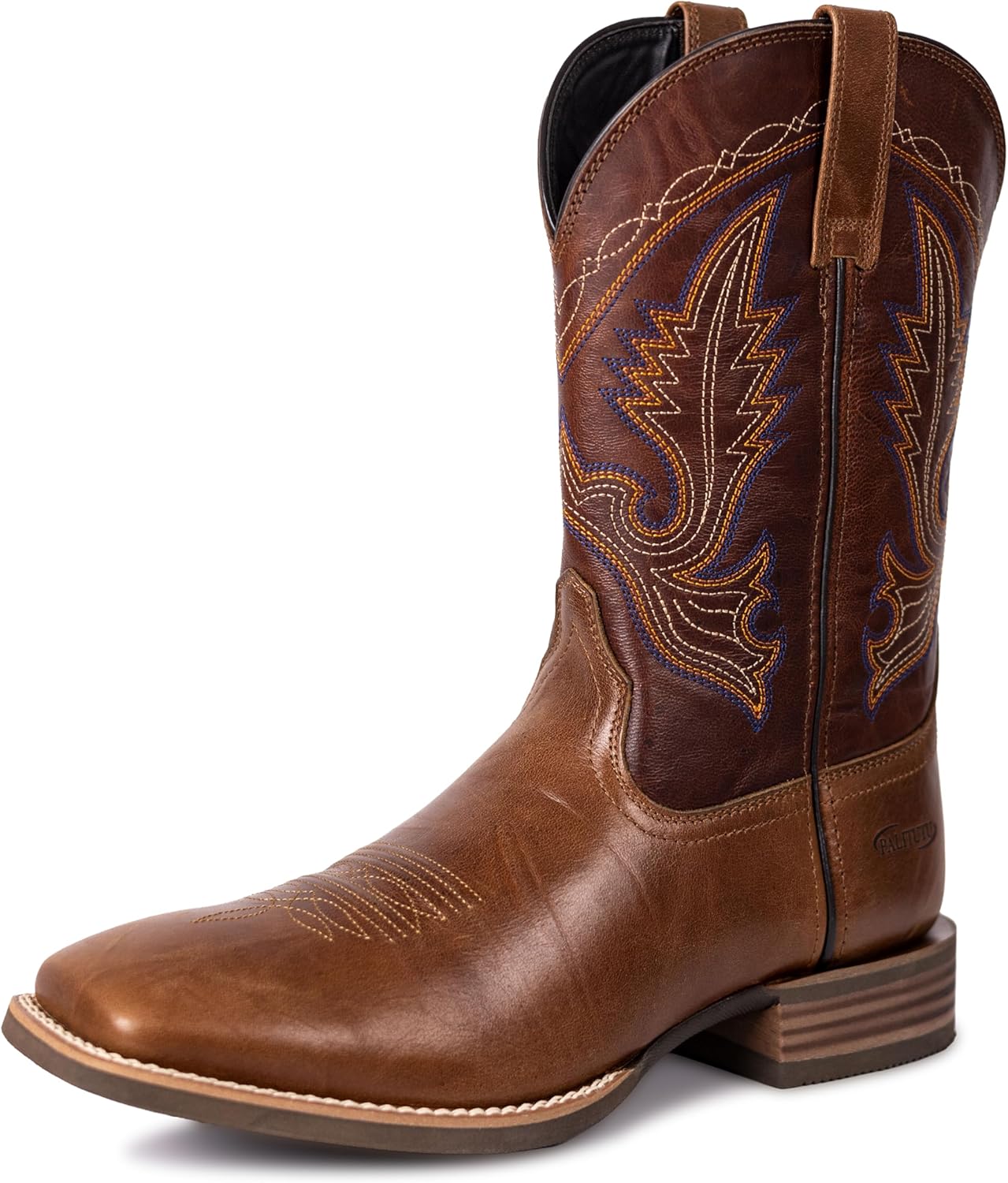 Мужские вестерн-сапоги Palitutu, модные с вышивкой, из цельной кожи, с квадратным носком, на 4-слойной композитной подошве, противоскользящие сапоги для работы и верховой езды, Plt103602, Brown
Мужские вестерн-сапоги Palitutu, модные с вышивкой, из цельной кожи, с квадратным носком, на 4-слойной композитной подошве, противоскользящие сапоги для работы и верховой езды, Plt103602, Brown