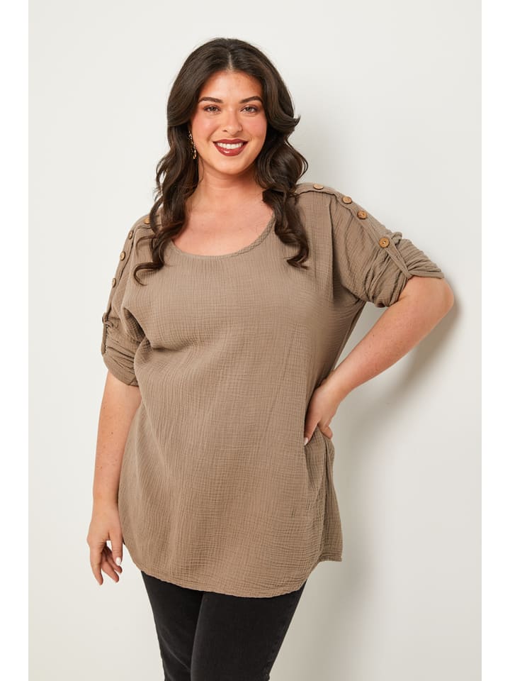 Блузка Curvy Lady, серо-коричневый
Блузка Curvy Lady, серо-коричневый