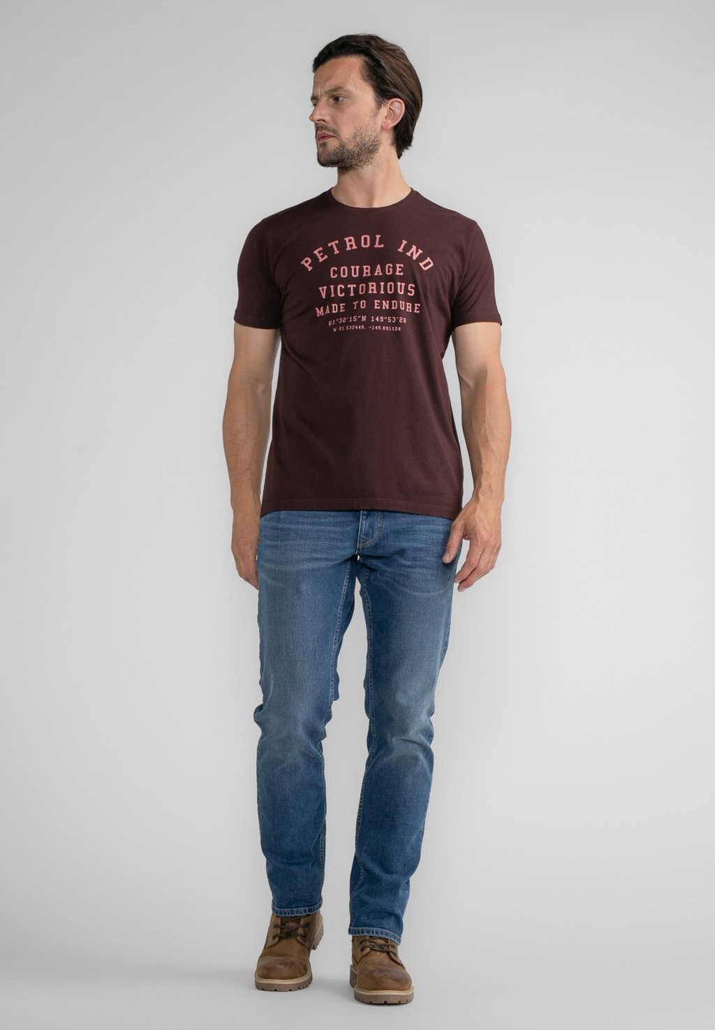 Футболка с принтом Petrol Industries, бордо
Футболка с принтом Petrol Industries, бордо