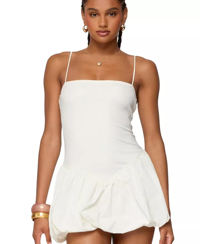 Женское мини-платье с ребристым пузырчатым подолом Edikted, белый
Женское мини-платье с ребристым пузырчатым подолом Edikted, белый