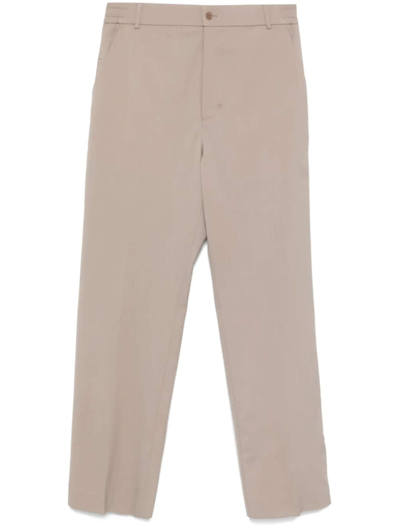 Moncler габардиновые брюки строгого кроя, коричневый
Moncler габардиновые брюки строгого кроя, коричневый