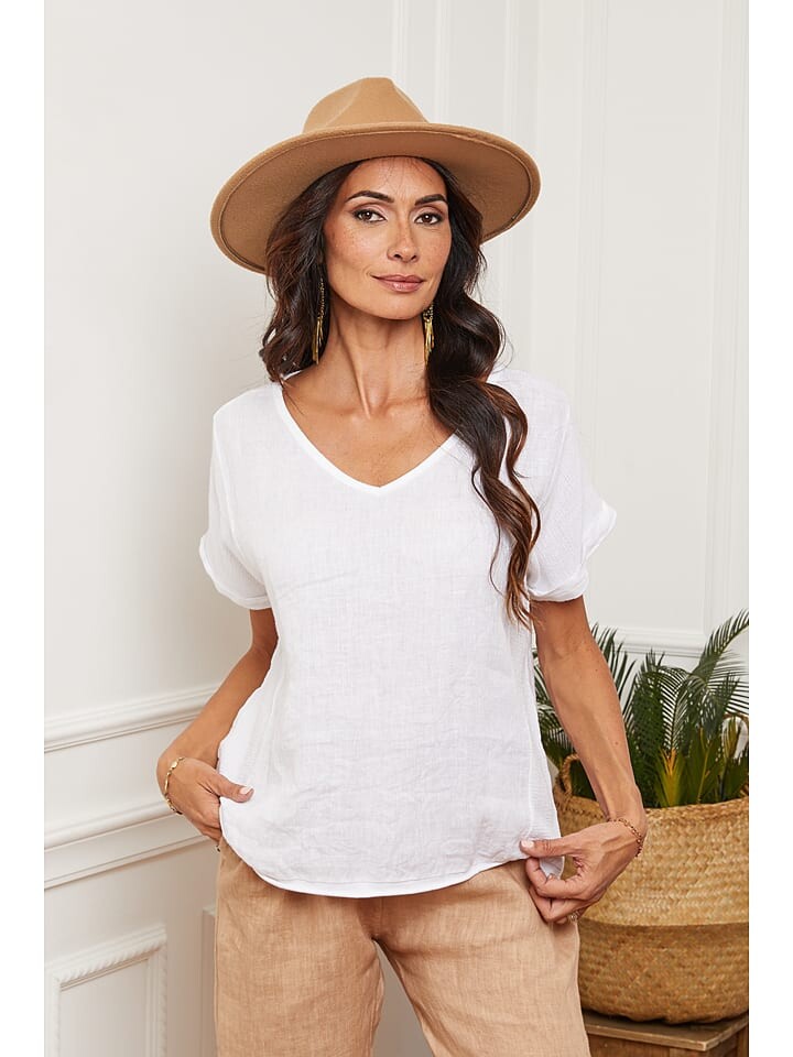 Футболка La Compagnie Du Lin, белый
Футболка La Compagnie Du Lin, белый