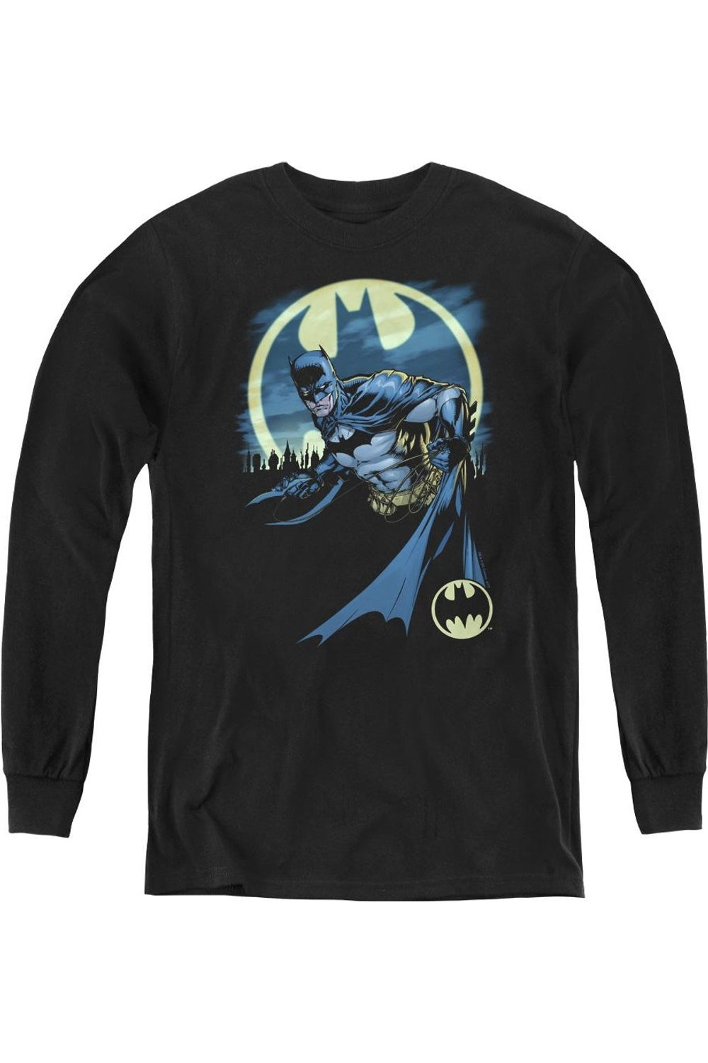 Футболка с длинным рукавом для детей Batman Heed The Call Gildan, черный
Футболка с длинным рукавом для детей Batman Heed The Call Gildan, черный