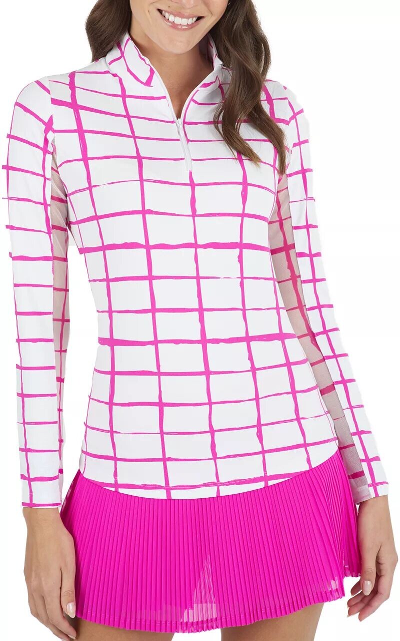 Ibkul Женская солнечная рубашка с воротником на молнии Cordova, белый/ярко-розовый
Ibkul Женская солнечная рубашка с воротником на молнии Cordova, белый/ярко-розовый
