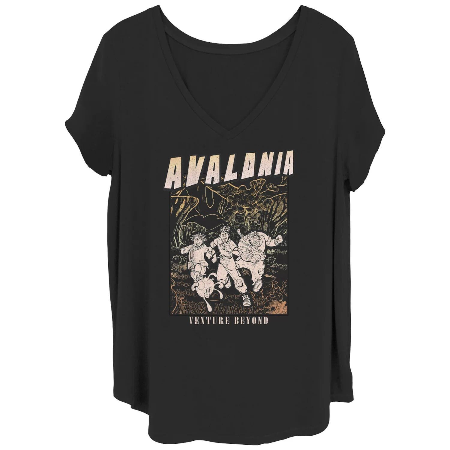 Детская футболка больших размеров Disney's Strange World Avalonia Venture Beyond Box с графическим рисунком Licensed Character
Детская футболка больших размеров Disney's Strange World Avalonia Venture Beyond Box с графическим рисунком Licensed Character