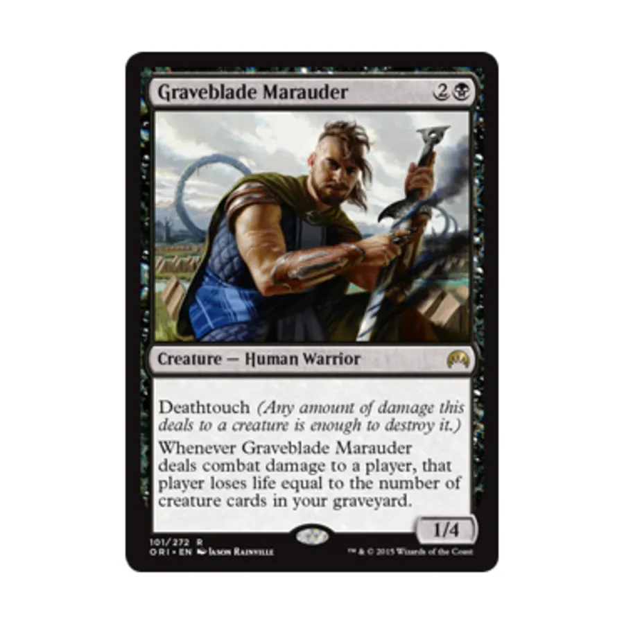 CCG Могильный клинок-грабитель (клавиша R), MTG - Magic Origins
CCG Могильный клинок-грабитель (клавиша R), MTG - Magic Origins