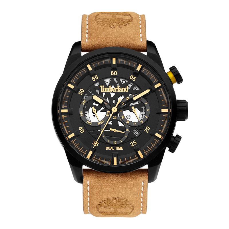Часы Henniker II Collection с кварцевым механизмом, кожаным ремешком, черным циферблатом, мужские часы Timberland
Часы Henniker II Collection с кварцевым механизмом, кожаным ремешком, черным циферблатом, мужские часы Timberland