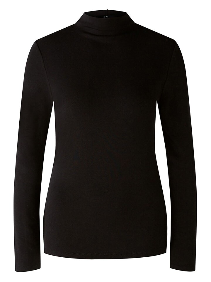 Лонгслив Oui Longsleeve, черный 
Лонгслив Oui Longsleeve, черный