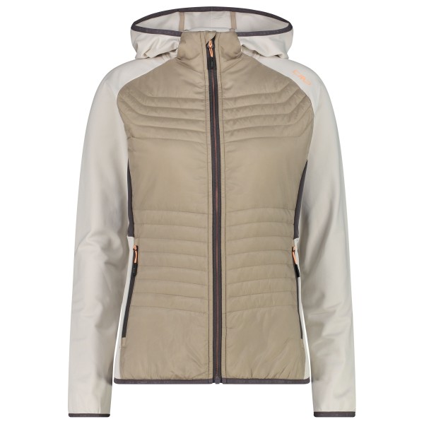 Женская спортивная куртка с фиксированным капюшоном, гибридная, из синтетического волокна Cmp, Vaniglia
Женская спортивная куртка с фиксированным капюшоном, гибридная, из синтетического волокна Cmp, Vaniglia