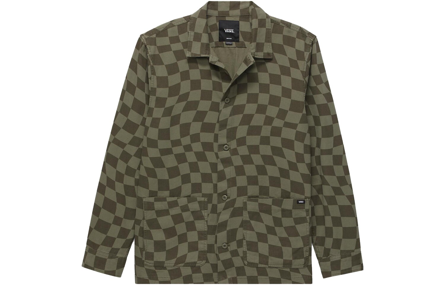 Рубашка мужская армейский зеленый Vans, зеленый 
Рубашка мужская армейский зеленый Vans, зеленый