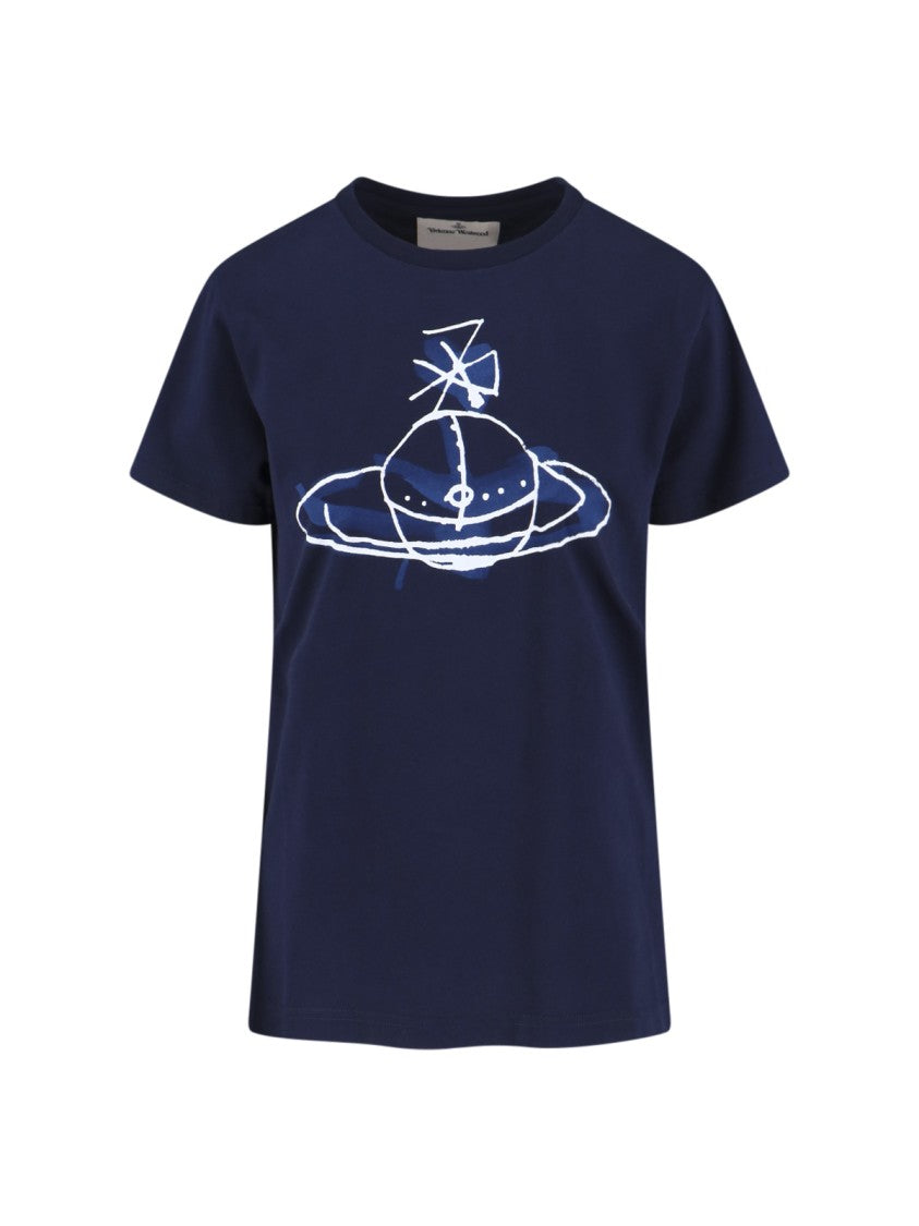 Классическая футболка с круглым вырезом Vivienne Westwood, синий
Классическая футболка с круглым вырезом Vivienne Westwood, синий