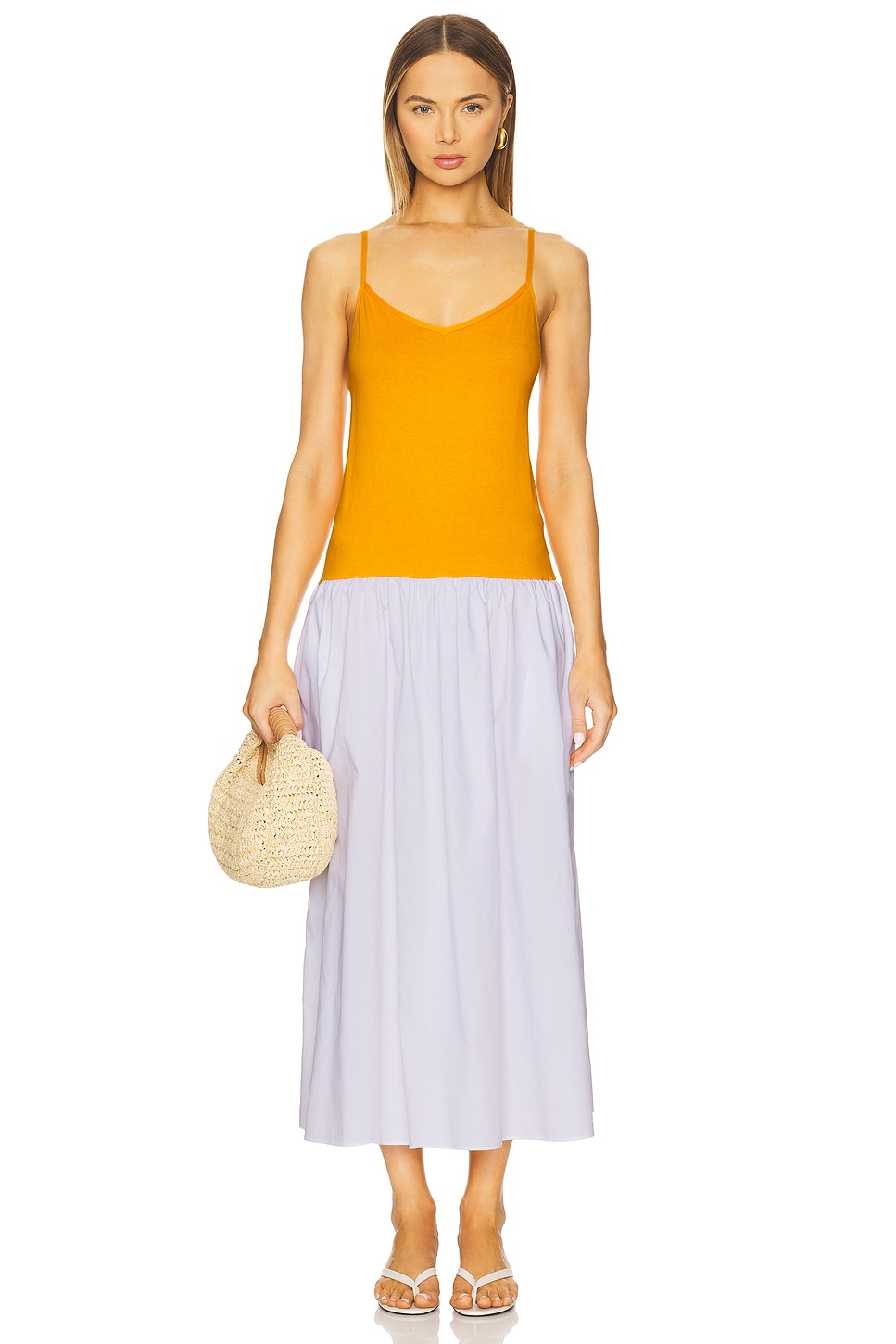 Шелковое хлопковое платье Luxe Naadam, tangerine
Шелковое хлопковое платье Luxe Naadam, tangerine