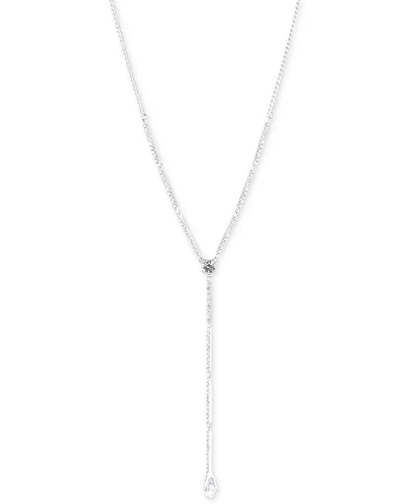 Ожерелье-Лариат с кристаллами, 16 дюймов + удлинитель 3 дюйма Givenchy, silver
Ожерелье-Лариат с кристаллами, 16 дюймов + удлинитель 3 дюйма Givenchy, silver