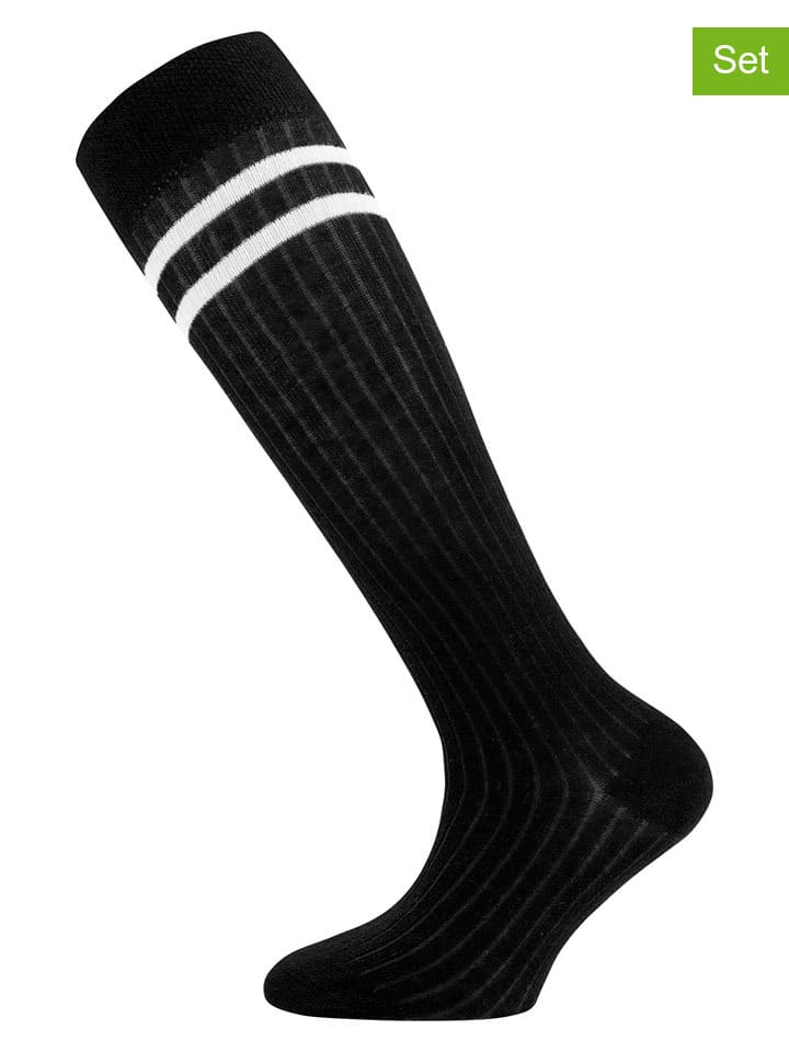 Ewers Комплект из 2 пар: высокие носки до колена, черные
Ewers Комплект из 2 пар: высокие носки до колена, черные