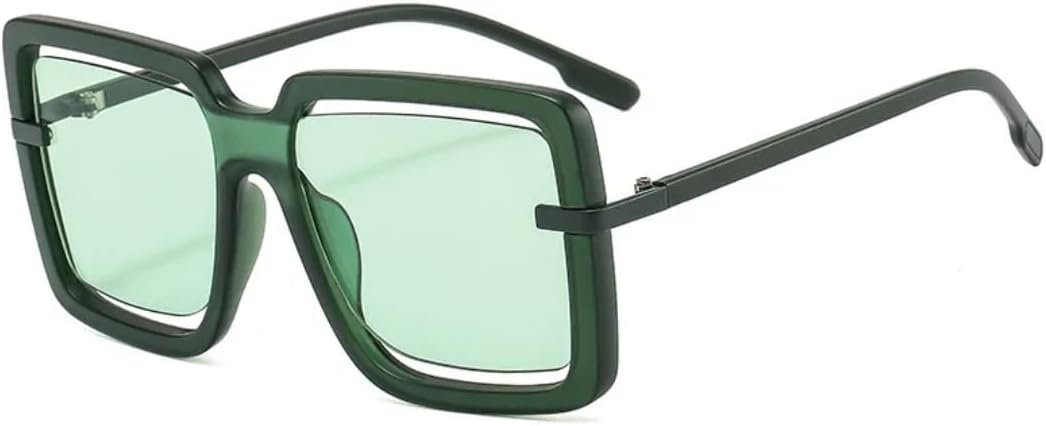 Большие квадратные солнцезащитные очки для женщин, с полой внутренней отделкой, винтажные очки Boundless, защита от УФ-излучения UV400 для мужчин, роскошные очки UATXTAU, Green
Большие квадратные солнцезащитные очки для женщин, с полой внутренней отделкой, винтажные очки Boundless, защита от УФ-излучения UV400 для мужчин, роскошные очки UATXTAU, Green