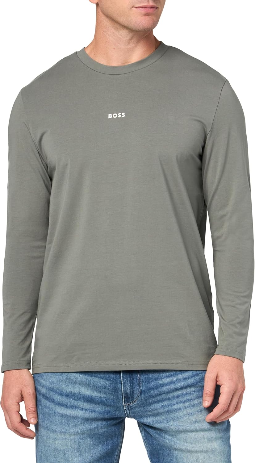 BOSS Мужская футболка с логотипом на груди, Regular Fit, длинный рукав, хлопок, Fossil Grey, Серый, BOSS Мужская футболка с логотипом на груди, Regular Fit, длинный рукав, хлопок, Fossil Grey
BOSS Мужская футболка с логотипом на груди, Regular Fit, длинный рукав, хлопок, Fossil Grey, Серый, BOSS Мужская футболка с логотипом на груди, Regular Fit, длинный рукав, хлопок, Fossil Grey