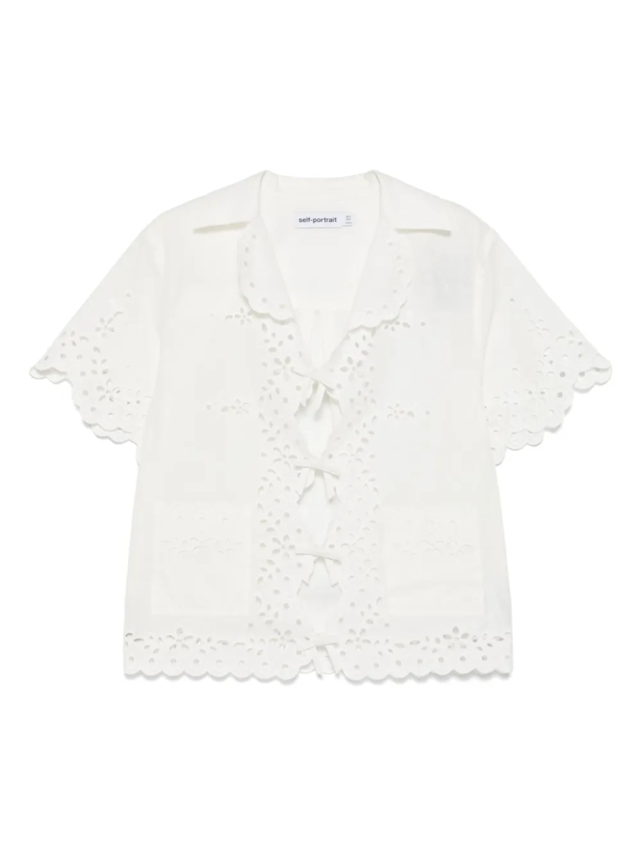 Вышитая рубашка Self-Portrait, белый
Вышитая рубашка Self-Portrait, белый