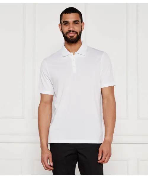 Футболка поло Regular fit Calvin Klein, белый 
Футболка поло Regular fit Calvin Klein, белый