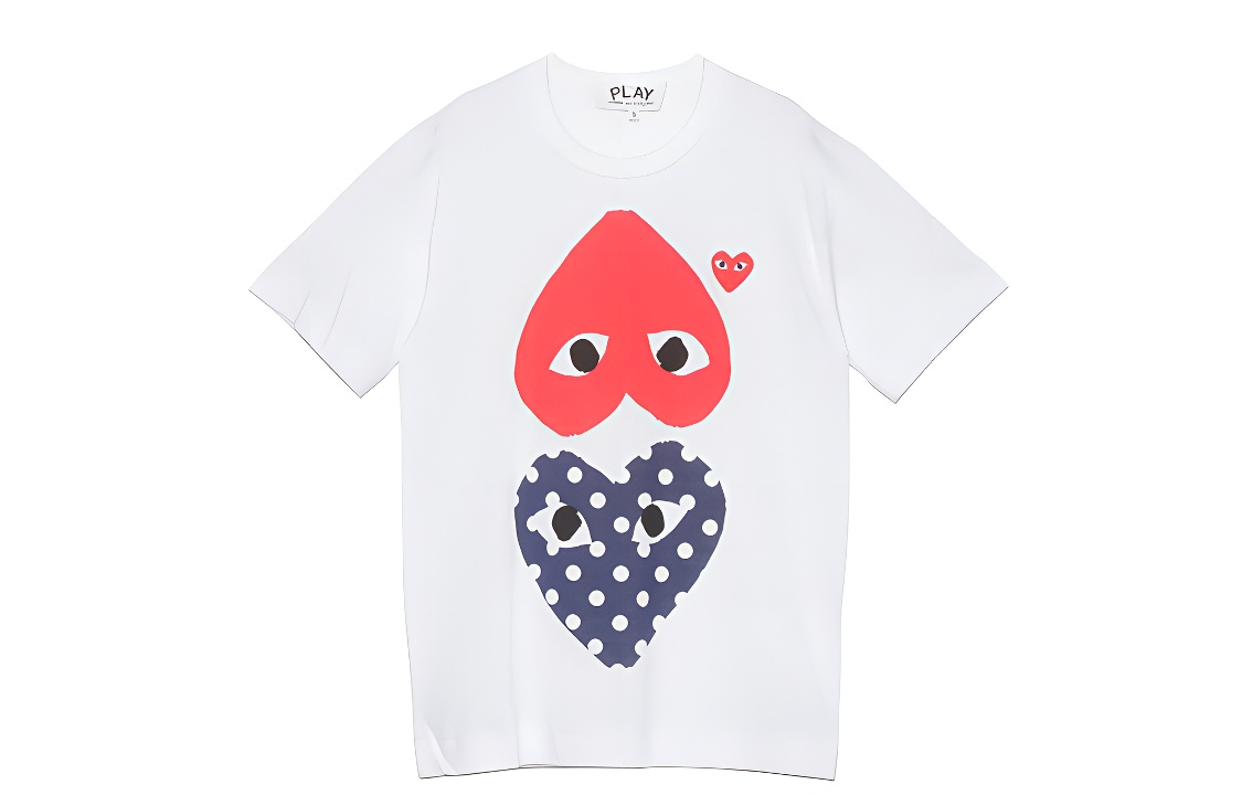 Футболка Comme Des Garcons Play в горошек с перевернутым сердцем CDG Play
Футболка Comme Des Garcons Play в горошек с перевернутым сердцем CDG Play