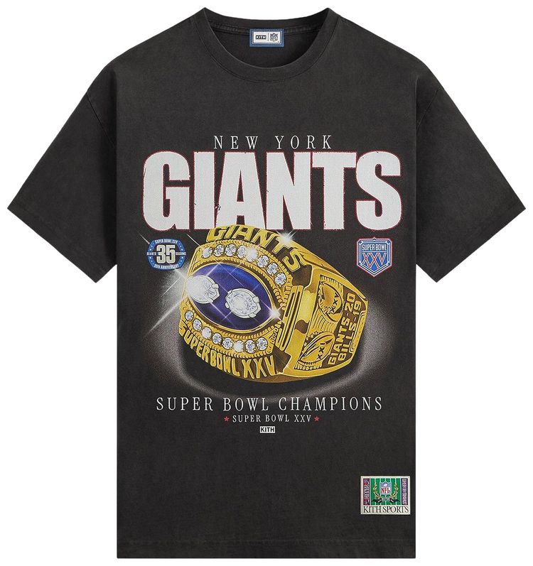 Футболка Kith For The NFL New York Giants Ring Vintage Jones Tee, черный
Футболка Kith For The NFL New York Giants Ring Vintage Jones Tee, черный