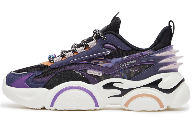 Кроссовки для бега Honor Of Kings X Honor Of Kings Collection женские с низким верхом, цвет черный/плавающий фиолетовый Erke
Кроссовки для бега Honor Of Kings X Honor Of Kings Collection женские с низким верхом, цвет черный/плавающий фиолетовый Erke