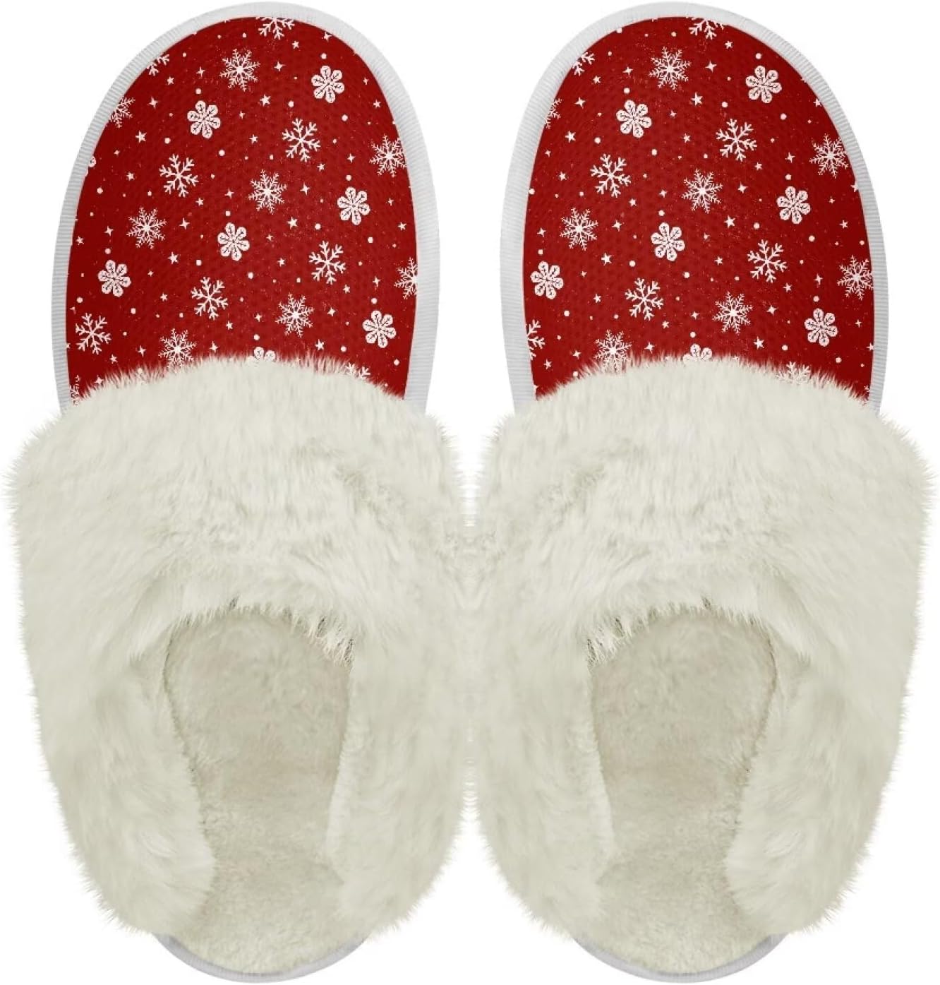 Хлопковые тапочки PJHEQOXE с пушистыми краями, домашние тапочки для дома и улицы, хлопковые тапочки унисекс, Christmas Snowflake
Хлопковые тапочки PJHEQOXE с пушистыми краями, домашние тапочки для дома и улицы, хлопковые тапочки унисекс, Christmas Snowflake