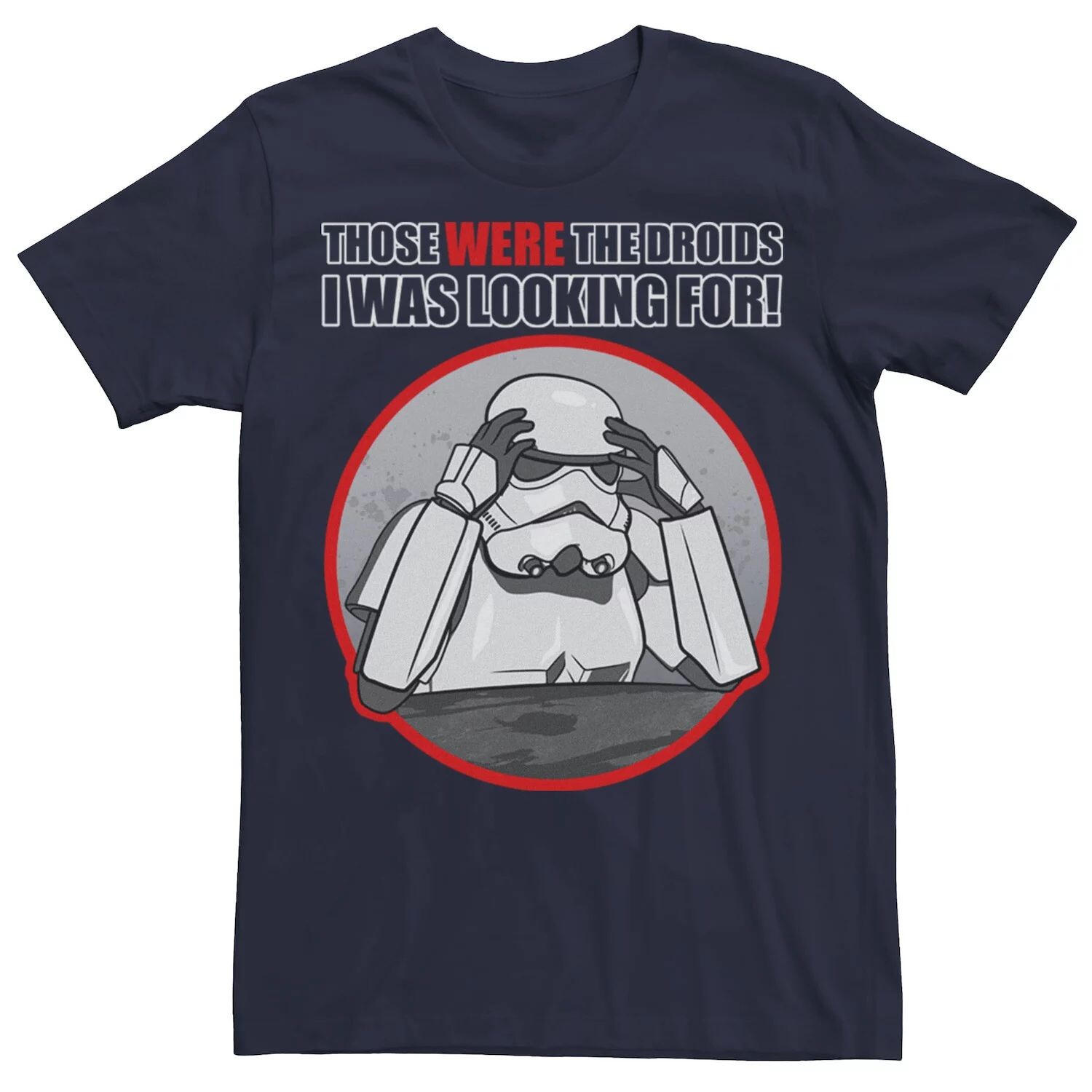 Мужская футболка «Штурмовик из «Звездных войн»: это были дроиды, которых я искал» Licensed Character
Мужская футболка «Штурмовик из «Звездных войн»: это были дроиды, которых я искал» Licensed Character