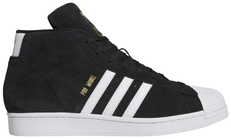 Кроссовки adidas Pro Model Mid 'Black White', черный
Кроссовки adidas Pro Model Mid 'Black White', черный
