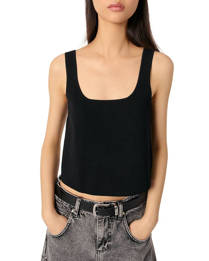 Вязаная майка Maje, черный
Вязаная майка Maje, черный