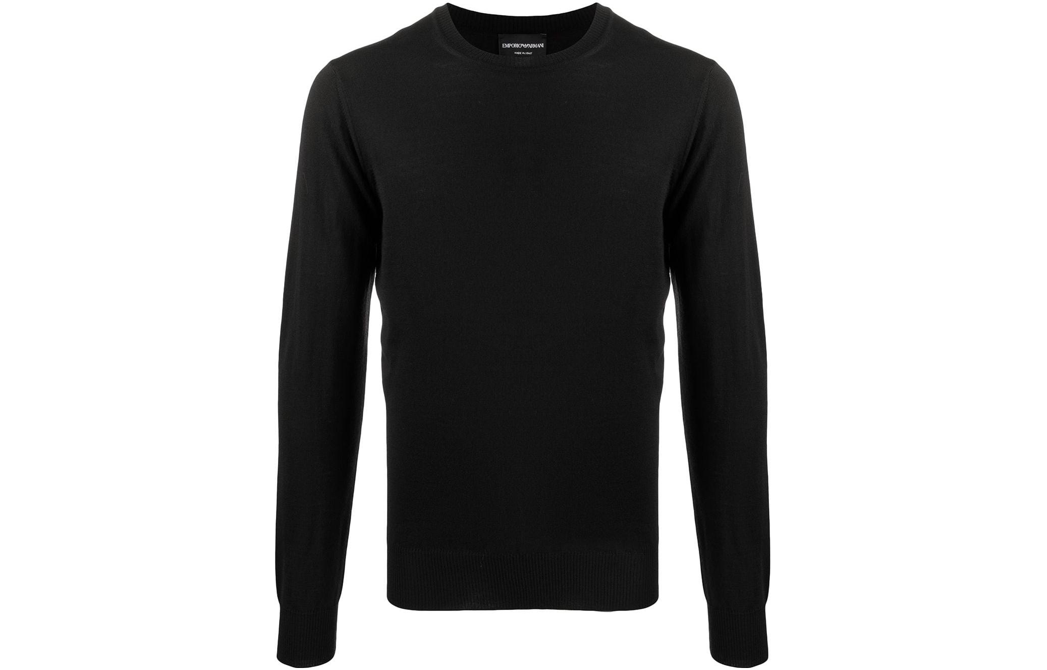 Футболка с V-образным вырезом из вирджинской шерсти EMPORIO ARMANI, черный
Футболка с V-образным вырезом из вирджинской шерсти EMPORIO ARMANI, черный