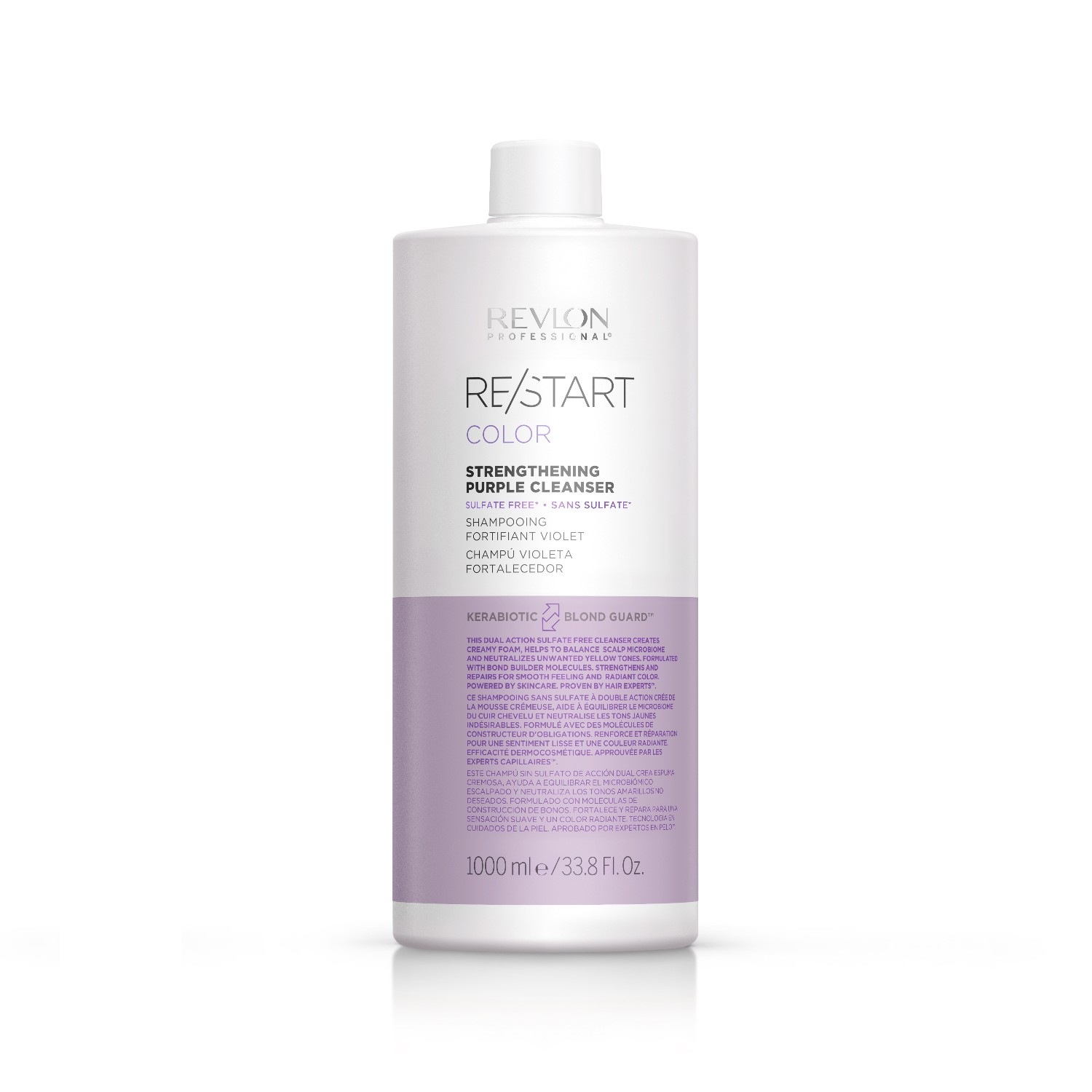 Шампунь restart color purple cleanser Revlon Professional, объем 1000 мл
Шампунь restart color purple cleanser Revlon Professional, объем 1000 мл