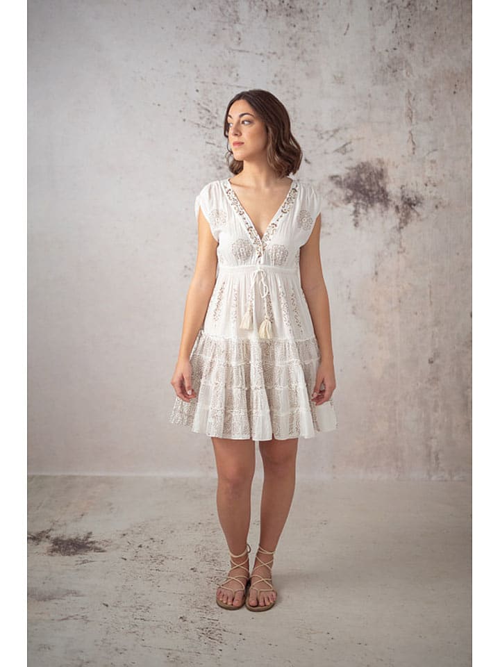 Платье до колена Lula Natura, белый
Платье до колена Lula Natura, белый