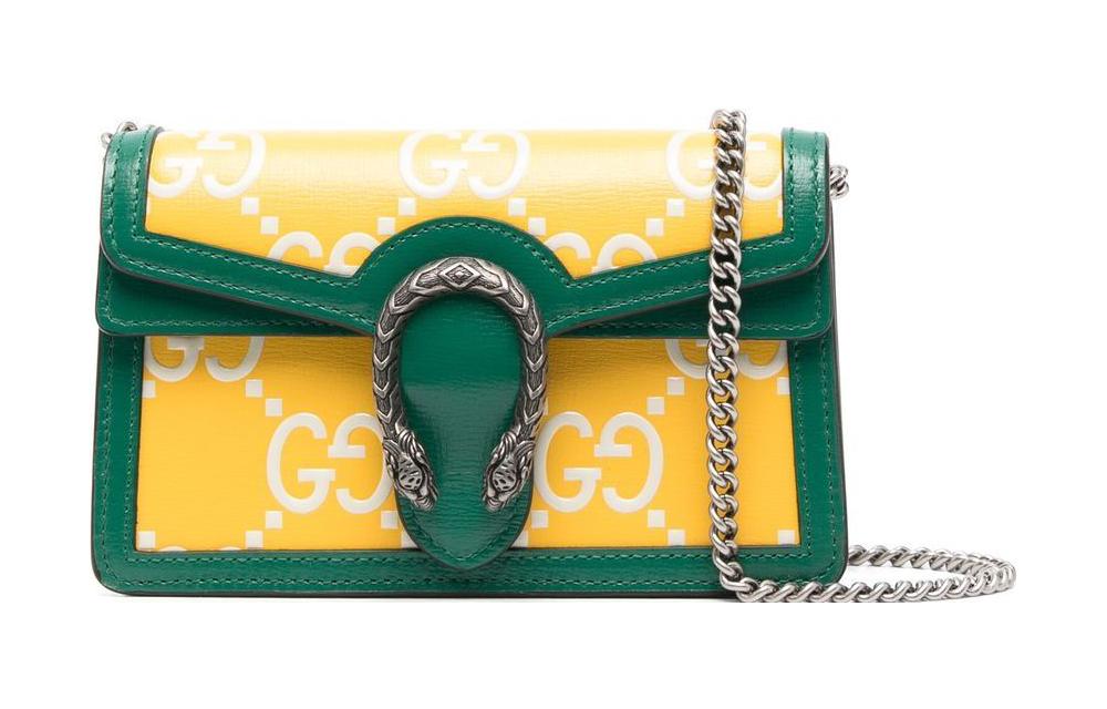 GUCCI Dionysus кожаная сумка через плечо, кроссбоди extra mini женская желтая
GUCCI Dionysus кожаная сумка через плечо, кроссбоди extra mini женская желтая