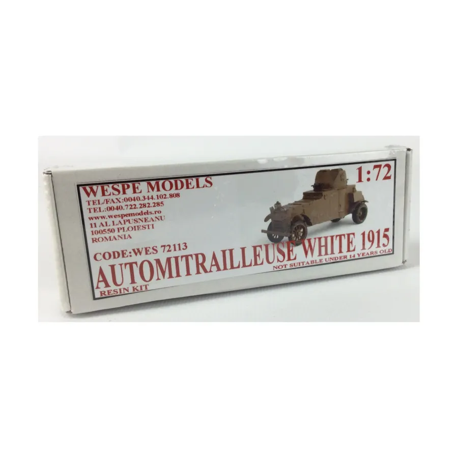 Автомитральеза Белый 1915 г., Military Models - Tanks & Vehicles (1:72)
Автомитральеза Белый 1915 г., Military Models - Tanks & Vehicles (1:72)