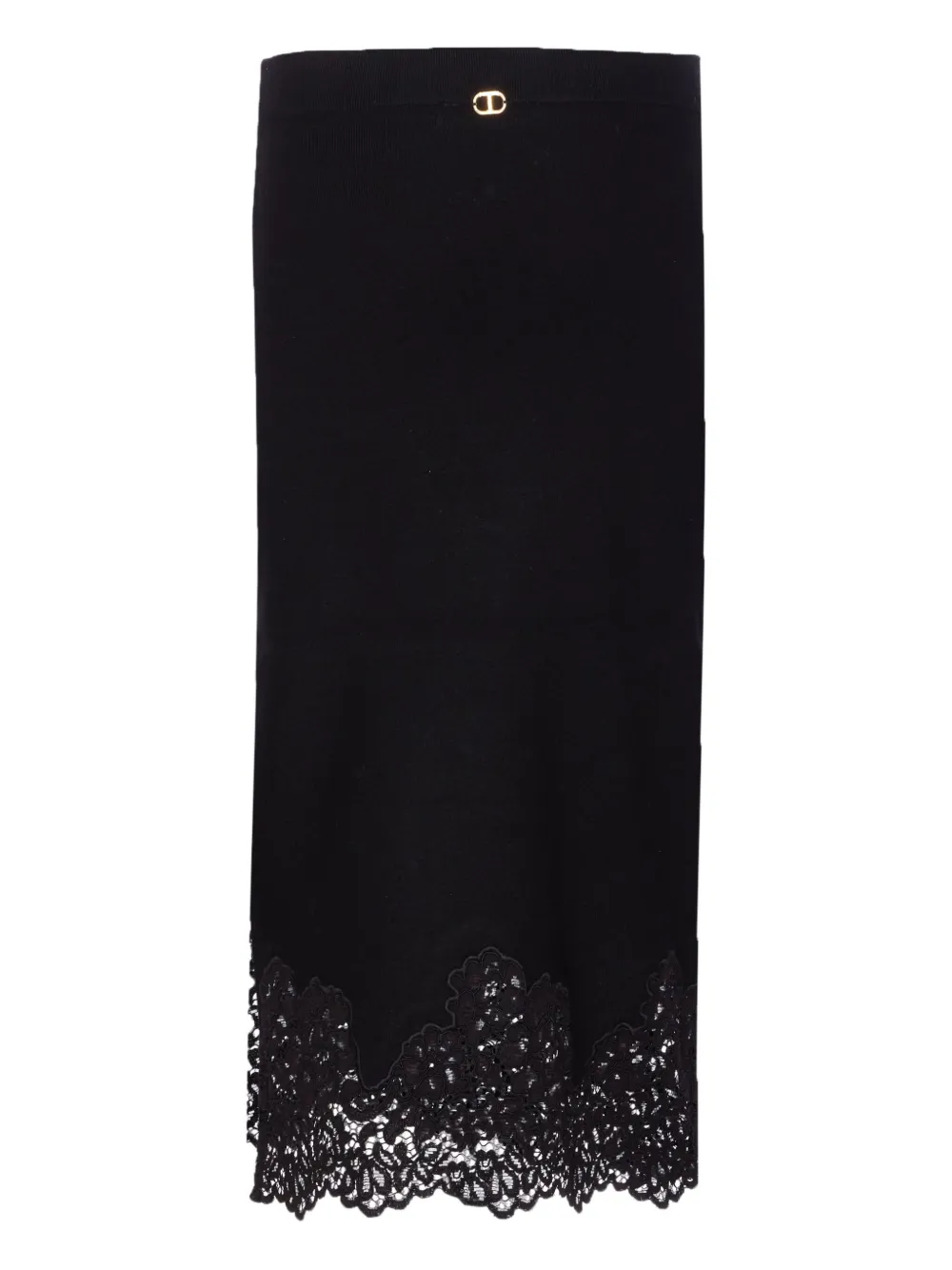 Юбка с кружевом TWINSET, черный
Юбка с кружевом TWINSET, черный