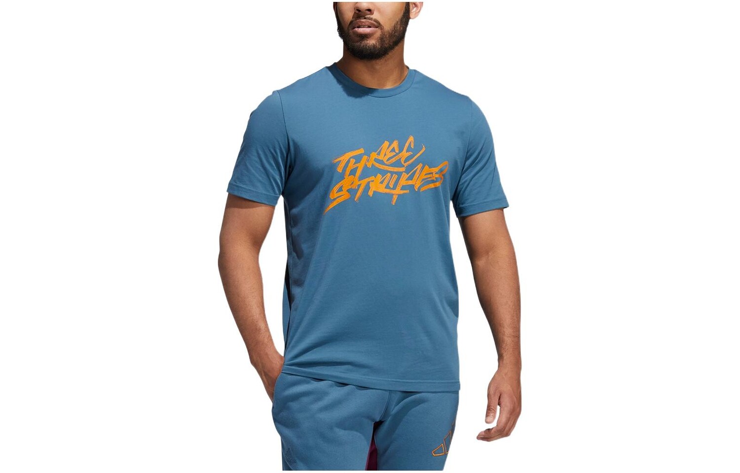 Футболка мужская синяя Adidas, синий
Футболка мужская синяя Adidas, синий