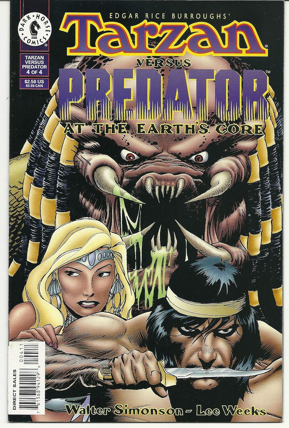 Tarzan Vs. Predator At the Earth's Core, #4 (DARK HORSE)
Tarzan Vs. Predator At the Earth's Core, #4 (DARK HORSE)