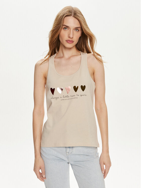 Топ стандартного кроя Only, экрю
Топ стандартного кроя Only, экрю