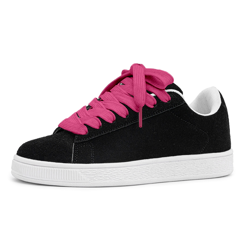 15 MINS Скользоустойчивые амортизирующие низкие скейтерские кроссовки унисекс бело-серо-черные с розовыми шнурками, цвет White Black Gray (Pink Laces)
15 MINS Скользоустойчивые амортизирующие низкие скейтерские кроссовки унисекс бело-серо-черные с розовыми шнурками, цвет White Black Gray (Pink Laces)