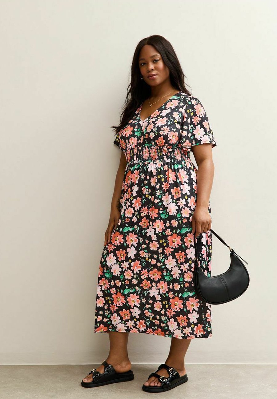 Платье New Look Curves CURVES FLORAL PRINT ANGEL SLEEVE MIDI, Multi Colour/Black
Платье New Look Curves CURVES FLORAL PRINT ANGEL SLEEVE MIDI, Multi Colour/Black