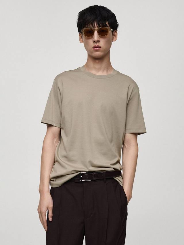 Футболка Bellow Cotton Regular Fit с короткими рукавами Mango, Beige
Футболка Bellow Cotton Regular Fit с короткими рукавами Mango, Beige