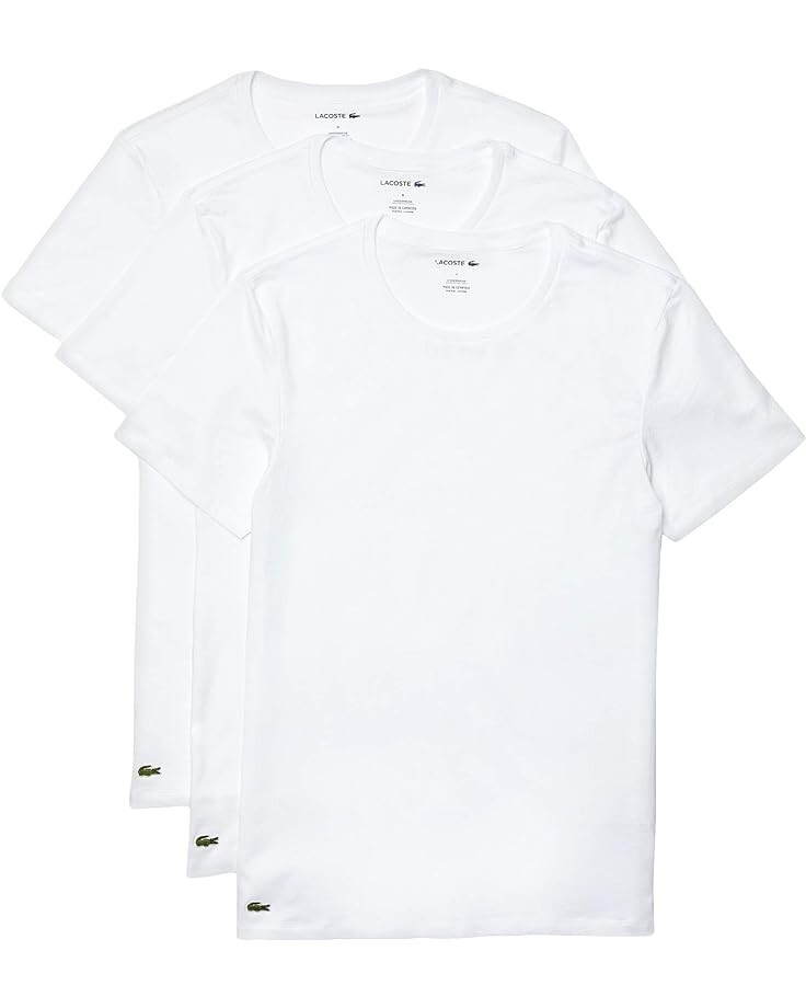 Футболка Lacoste 3-Pack Crew Neck Slim Fit Essential, белый
Футболка Lacoste 3-Pack Crew Neck Slim Fit Essential, белый