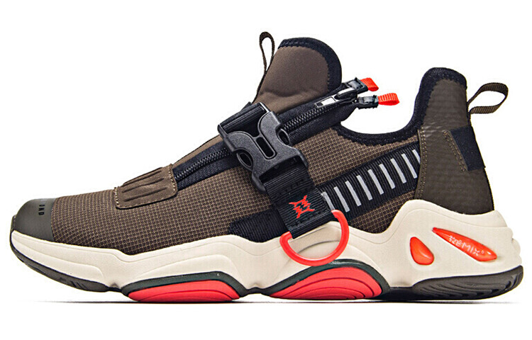 Кроссовки мужские толстые низкие коричневый/красный 361°
Кроссовки мужские толстые низкие коричневый/красный 361°